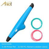 Anet 3D Pen VP05 Drawing 3D Printing Pen With 1.75mm Filament For Kids Birthday Present free 10rolls PCL Supplie 3D pen Printer